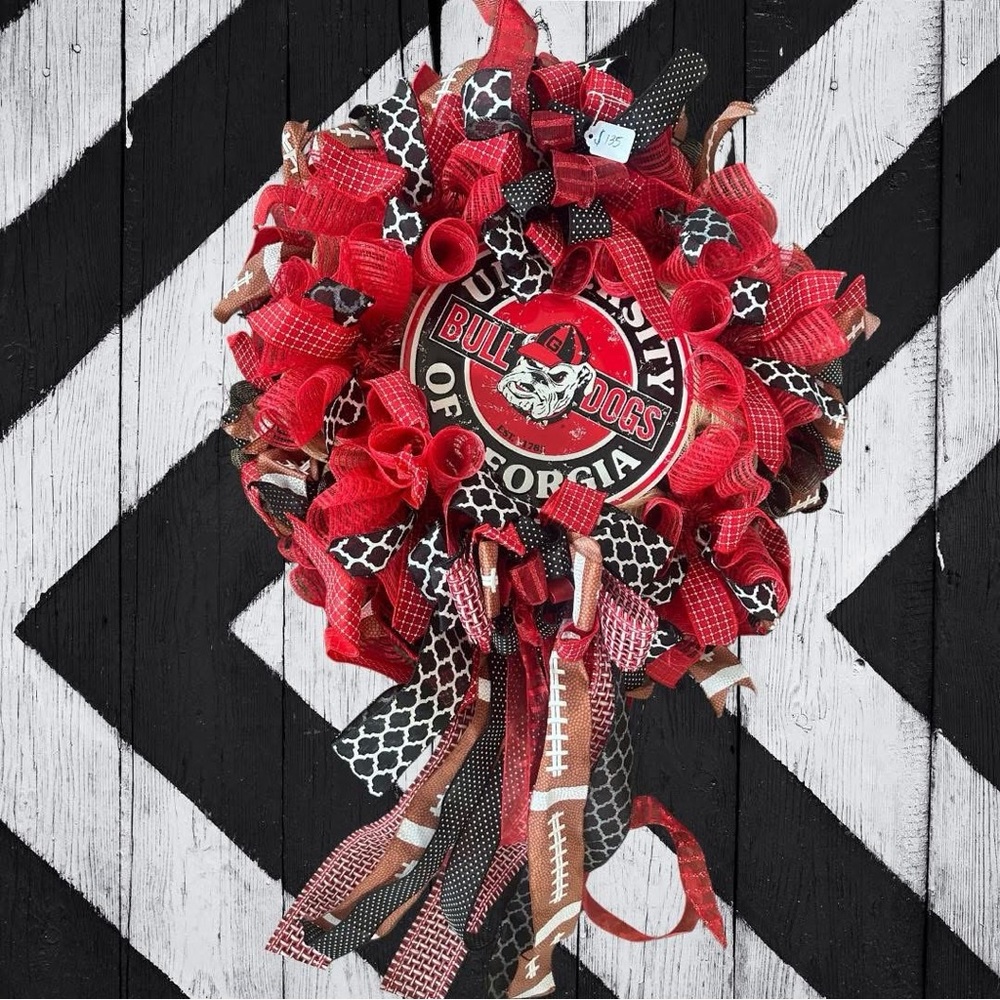 University of Georgia Bulldogs Wreath